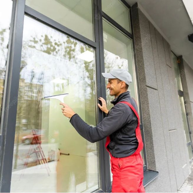 limpieza de escaparates en Sevilla